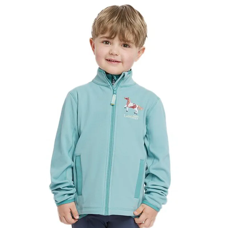 LeMieux Mini Mari Full Zip Junior Sweatshirt - Aqua