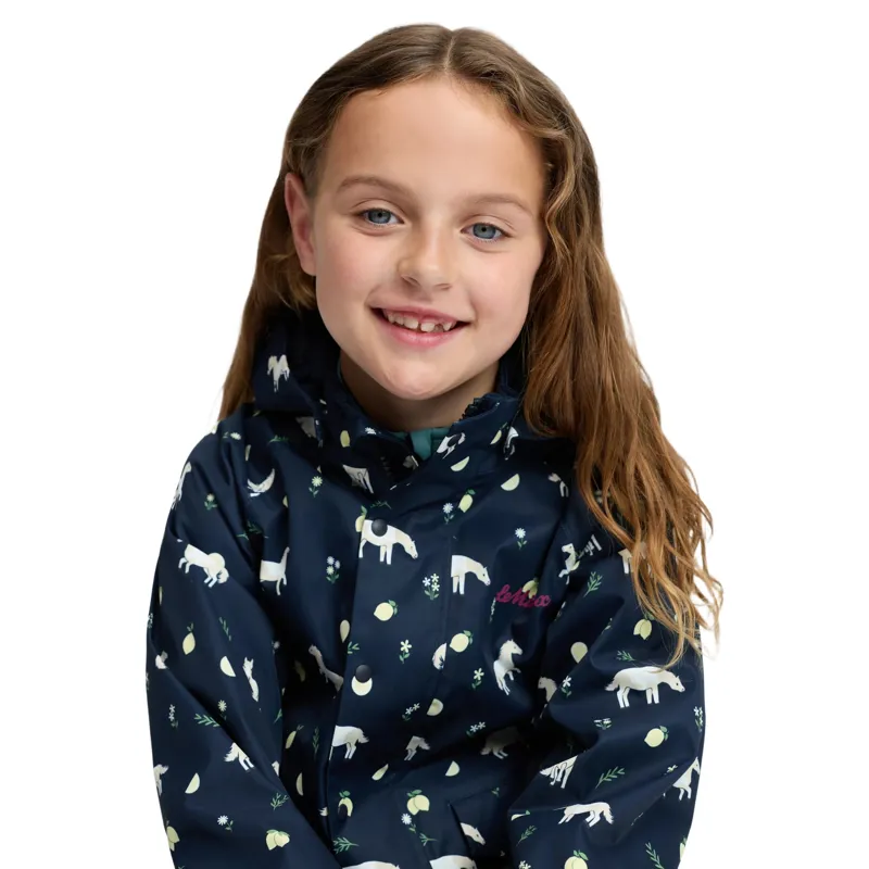 LeMieux Mini Pippin Junior Splash Waterproof Jacket - Navy-9