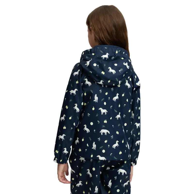 LeMieux Mini Pippin Junior Splash Waterproof Jacket - Navy-7