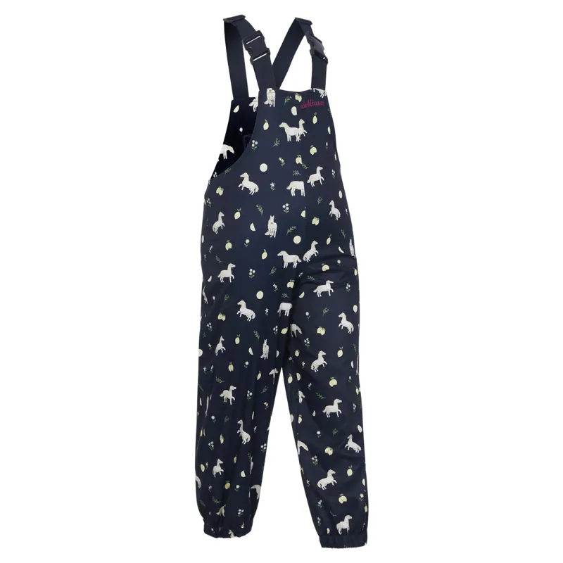 LeMieux Mini Pippin Junior Waterproof Splash Overalls - Navy-2