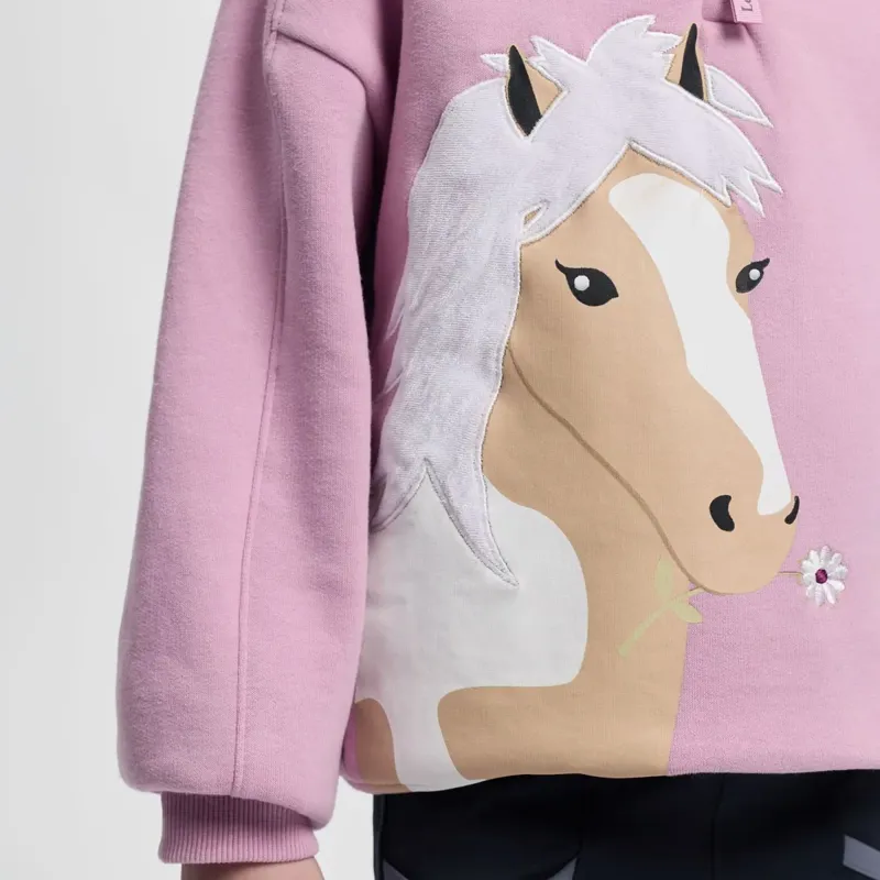 LeMieux Mini Quinn Junior Quarter Zip Pullover - Fondant-6