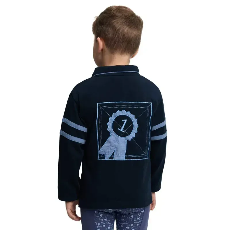 LeMieux Mini Robbie Junior Rugby Shirt - Navy-1