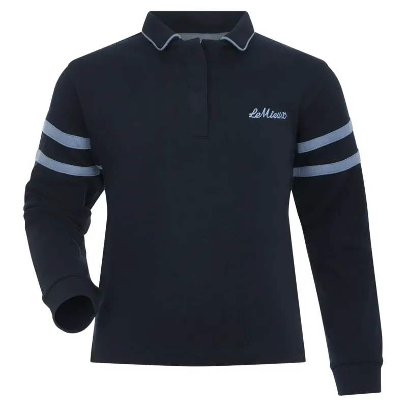 LeMieux Mini Robbie Junior Rugby Shirt - Navy-3