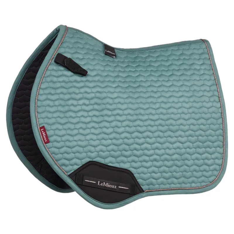 LeMieux Mini Suede Close Contact Jump Pad - Aloe