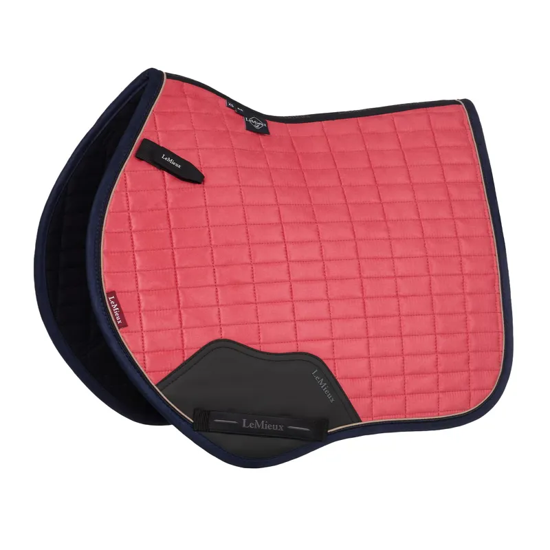 LeMieux Mini Suede Close Contact Square - Cranberry