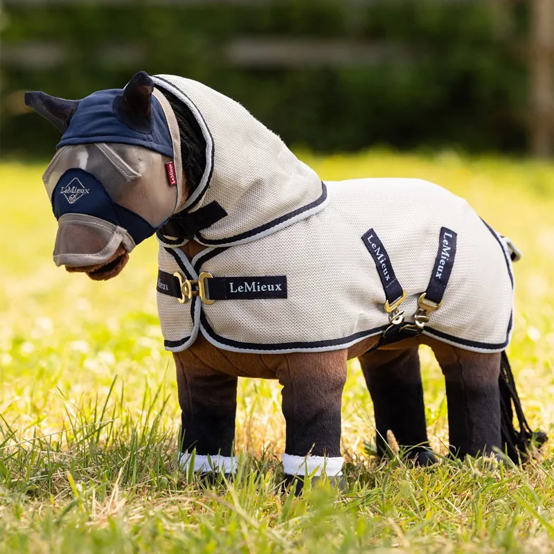 LeMieux Mini Toy Pony Fly Sheet - Navy-3