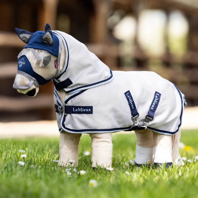 LeMieux Mini Toy Pony Fly Sheet - Navy-1