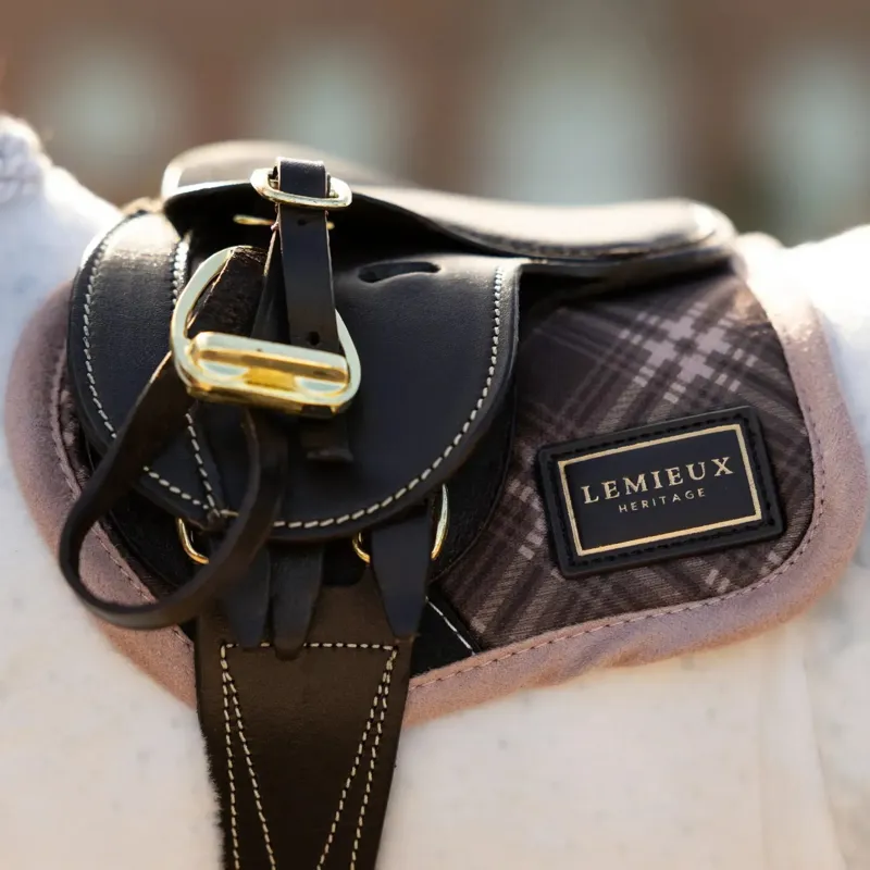LeMieux Mini Toy Pony Saddle Pad - Heritage Cocoa-1