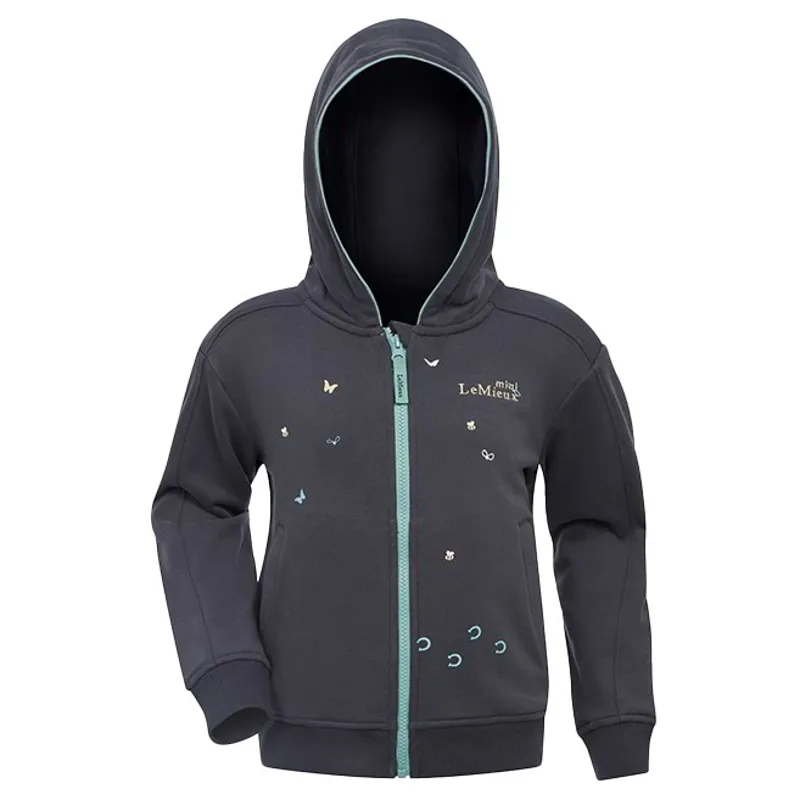 LeMieux Mini Charlie Full Zip Junior Hoodie - Dusk-1