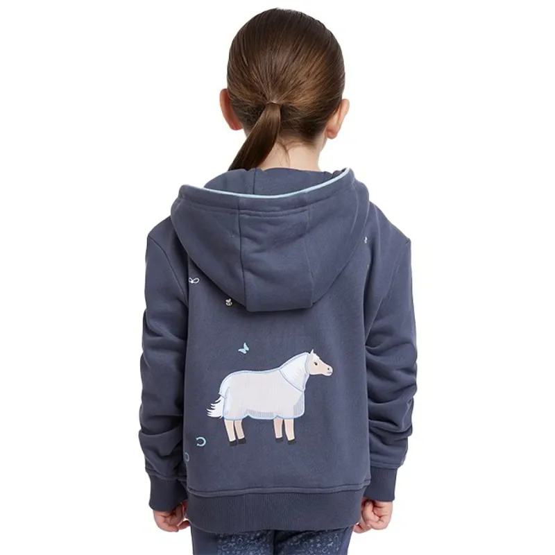 LeMieux Mini Charlie Full Zip Junior Hoodie - Dusk-4