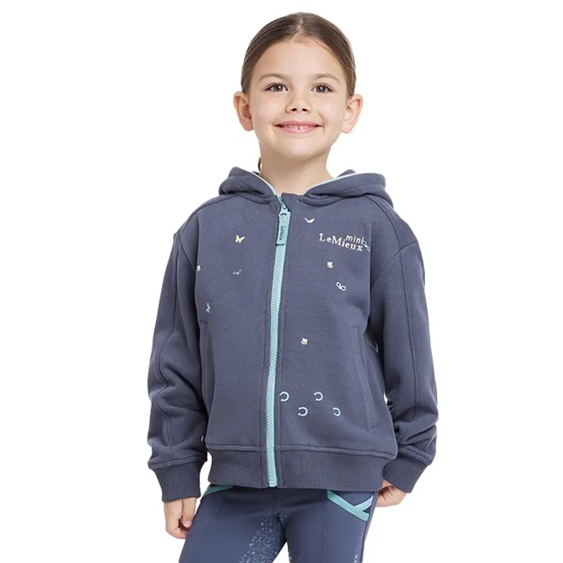 LeMieux Mini Charlie Full Zip Junior Hoodie - Dusk-3