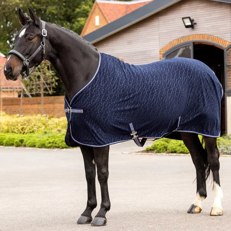 LeMieux Arika Monogram Fleece Cooler - Navy