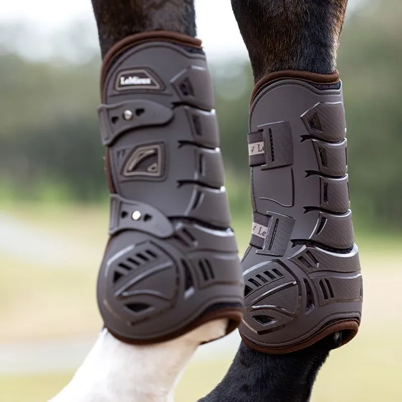LeMieux Motion Cool Tendon Boots - Brown-4