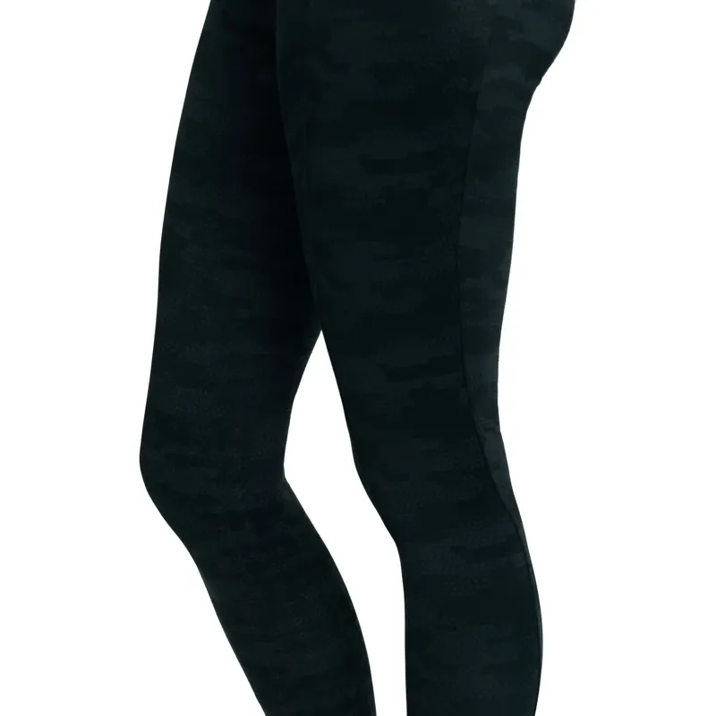 LeMieux Naomi Full Grip Pull On Women's Riding Tights - Camo Black-3