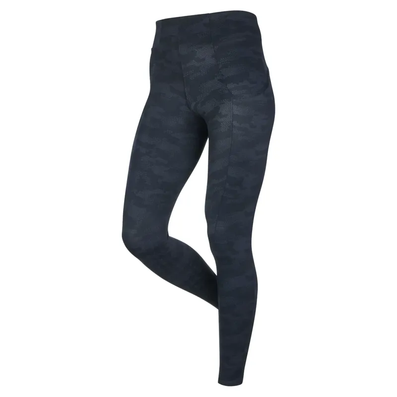 LeMieux Naomi Full Grip Pull On Women's Riding Tights - Camo Black