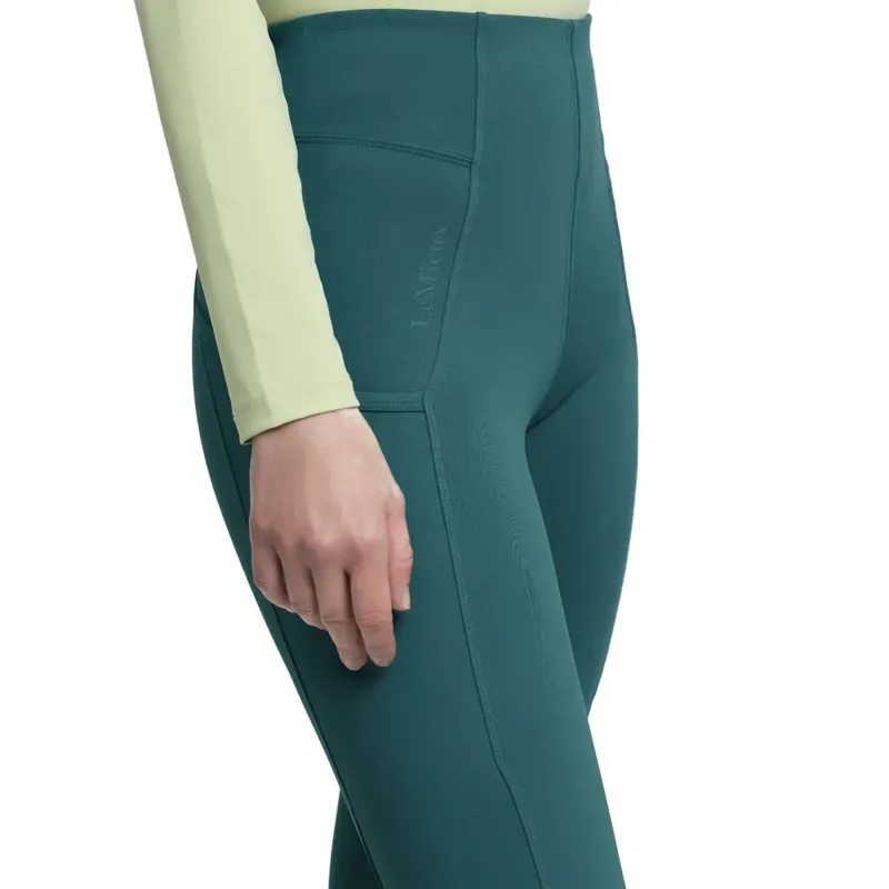 LeMieux Naomi Full Grip Pull On Womens Riding Tights - Jungle-4