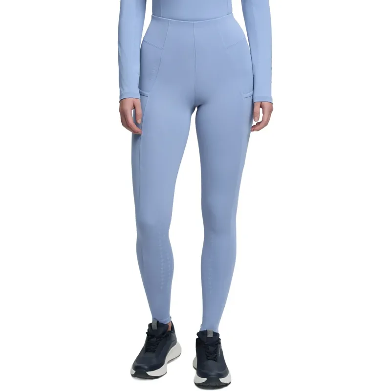 LeMieux Naomi Full Grip Pull On Women's Riding Tights - Powder Blue-2