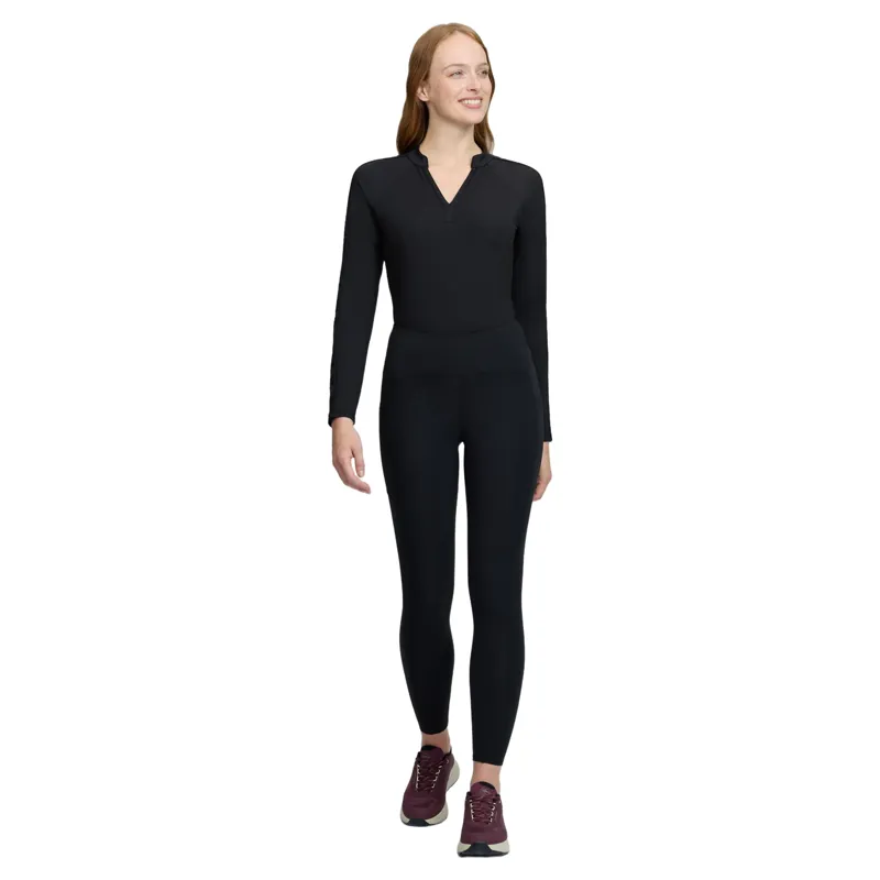 LeMieux Natalie Women's Brushed Full Grip Pull On Riding Tights - Black-5