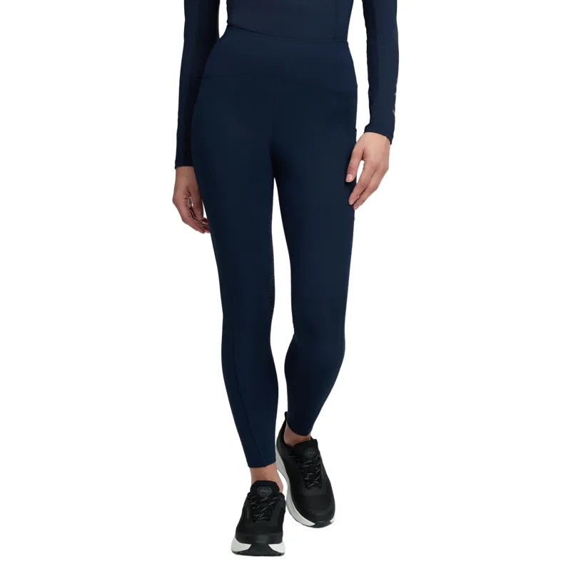 LeMieux Natalie Brushed Full Grip Women's Pull-On Riding Tights - Navy Pre-Order-2