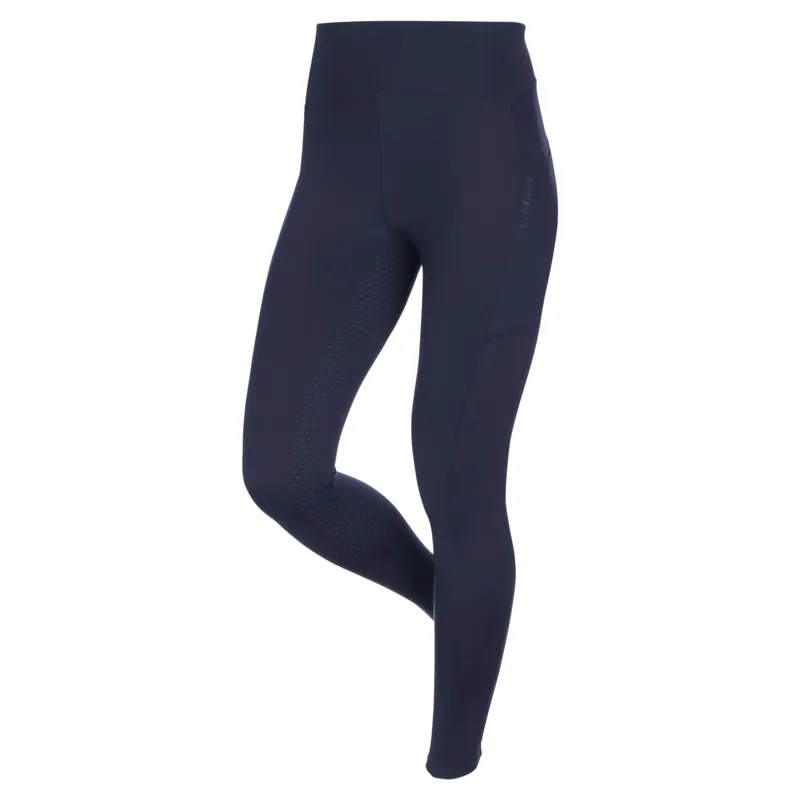 LeMieux Natalie Brushed Full Grip Women's Pull-On Riding Tights - Navy Pre-Order-1