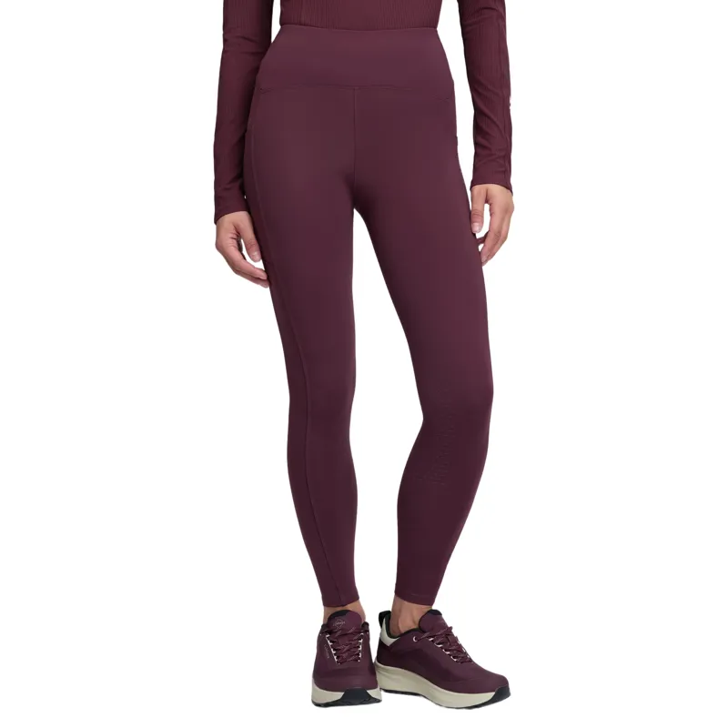 LeMieux Natalie Brushed Full Grip Women's Riding Tights - Blackberry