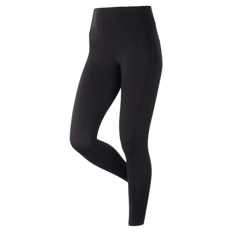 LeMieux Natalie Women's Brushed Full Grip Pull-On Riding Tights - Black-1