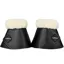 LeMieux Fleece WrapRound Bell Boots - Black/Natural