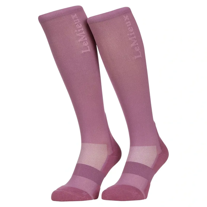LeMieux Performance Junior Tall Riding Socks - Mallow