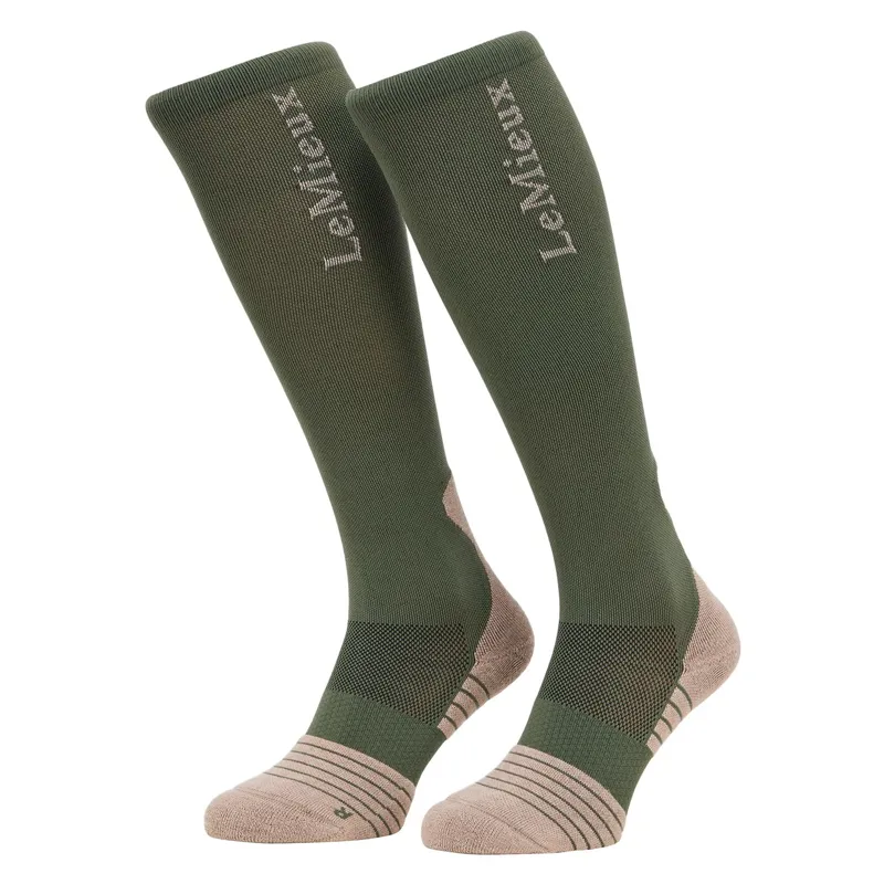 LeMieux Performance Tall Riding Socks - Rosemary