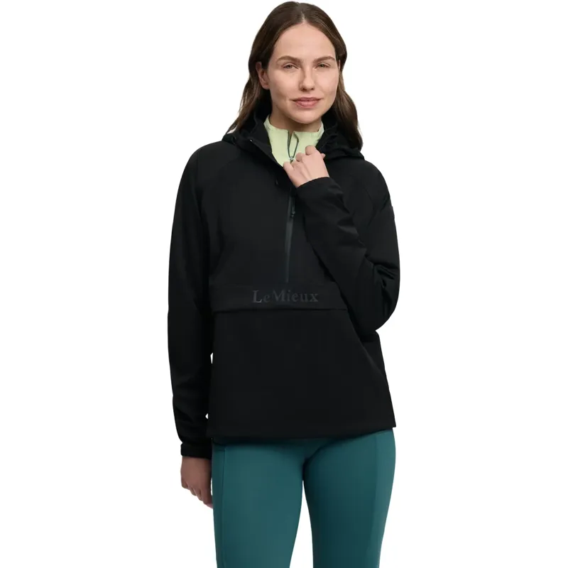 LeMieux Perri Women's Half Zip Waterproof Jacket - Black-4