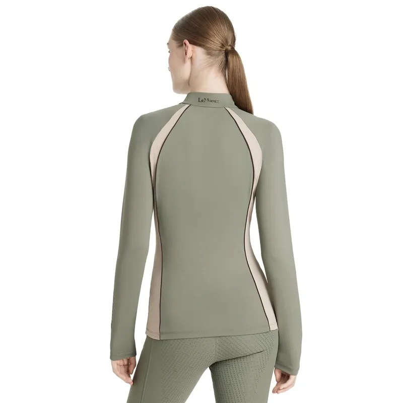LeMieux Philippa Women's Mesh Base Layer - Rosemary-1