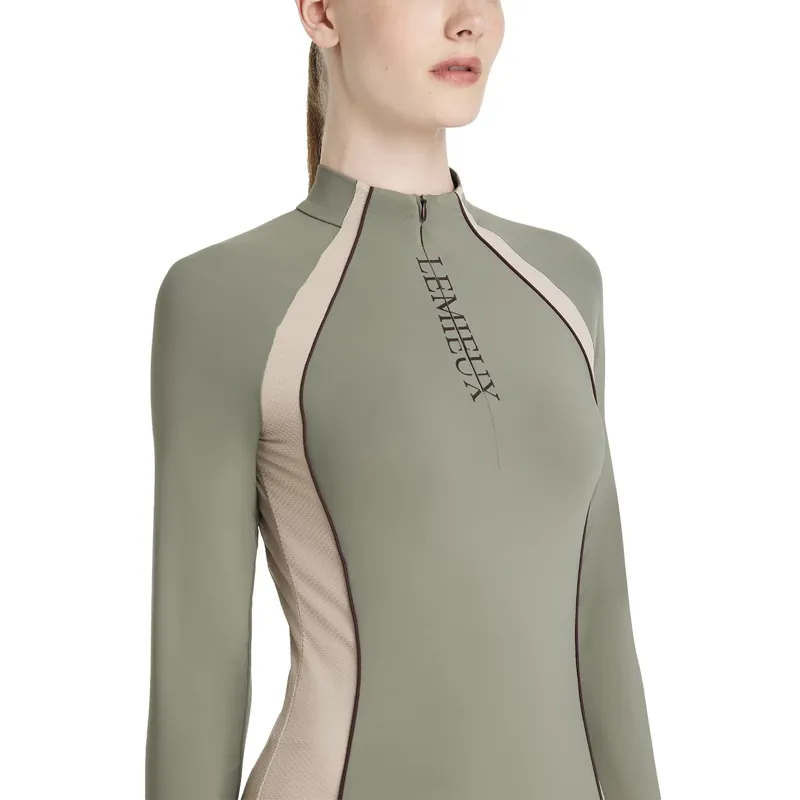 LeMieux Philippa Women's Mesh Base Layer - Rosemary-2