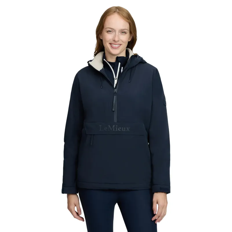 LeMieux Phoebe Women's Waterproof 1/2 Zip Anorak - Navy
