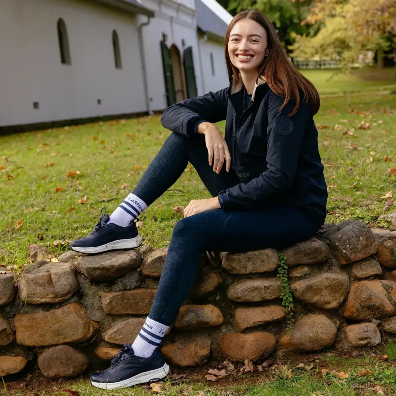 LeMieux Phoebe Women's Waterproof 1/2 Zip Anorak - Navy-1