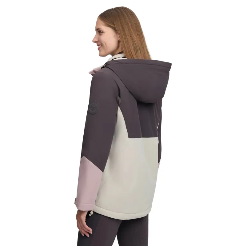 LeMieux Phoebe Women's Waterproof 1/2 Zip Anorak - Wild Rose-2