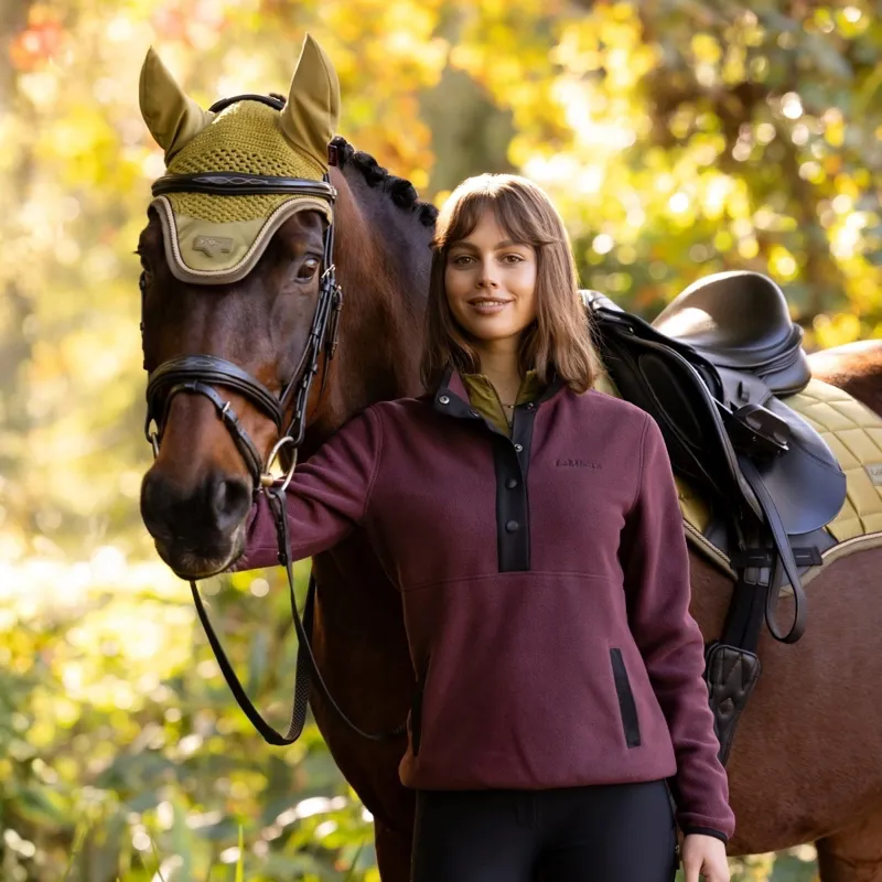 LeMieux Piper Women's Popper Fleece - Bramble-2