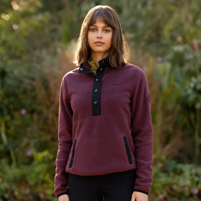 LeMieux Piper Women's Popper Fleece - Bramble-5