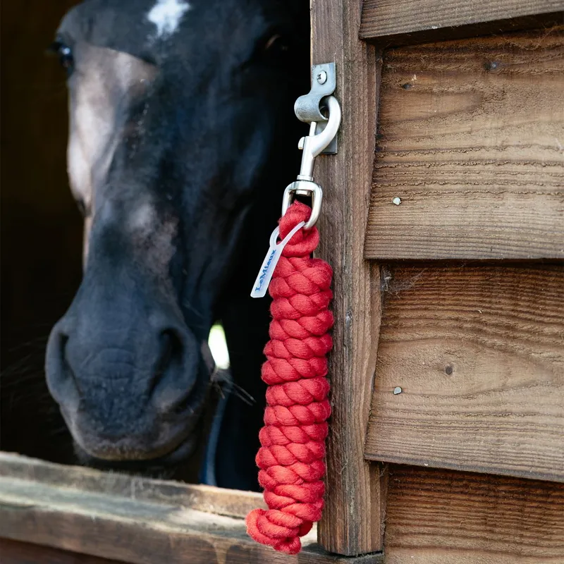 LeMieux Polycotton Lead Rope - Chilli-1