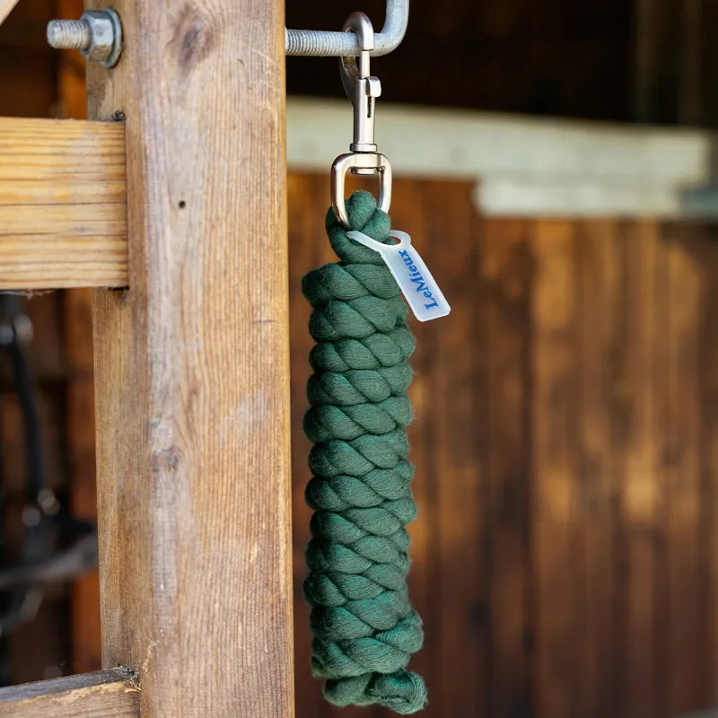 LeMieux Polycotton Lead Rope - Hunter Green-1