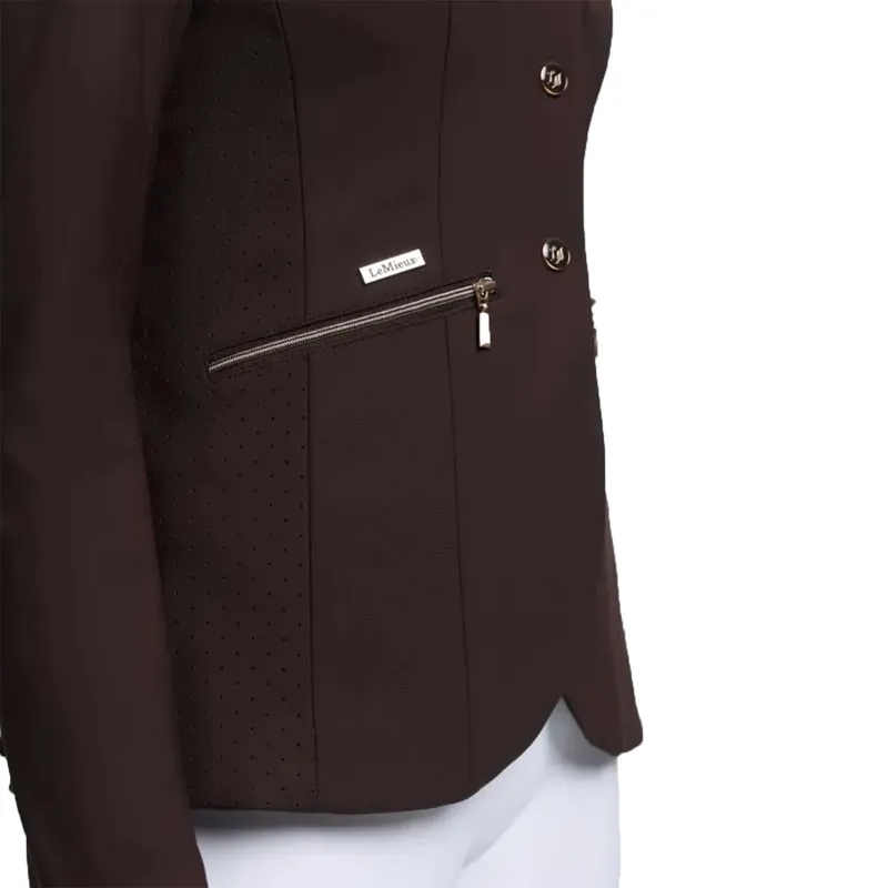 LeMieux Brilliance Junior Pro Show Coat - Espresso-3