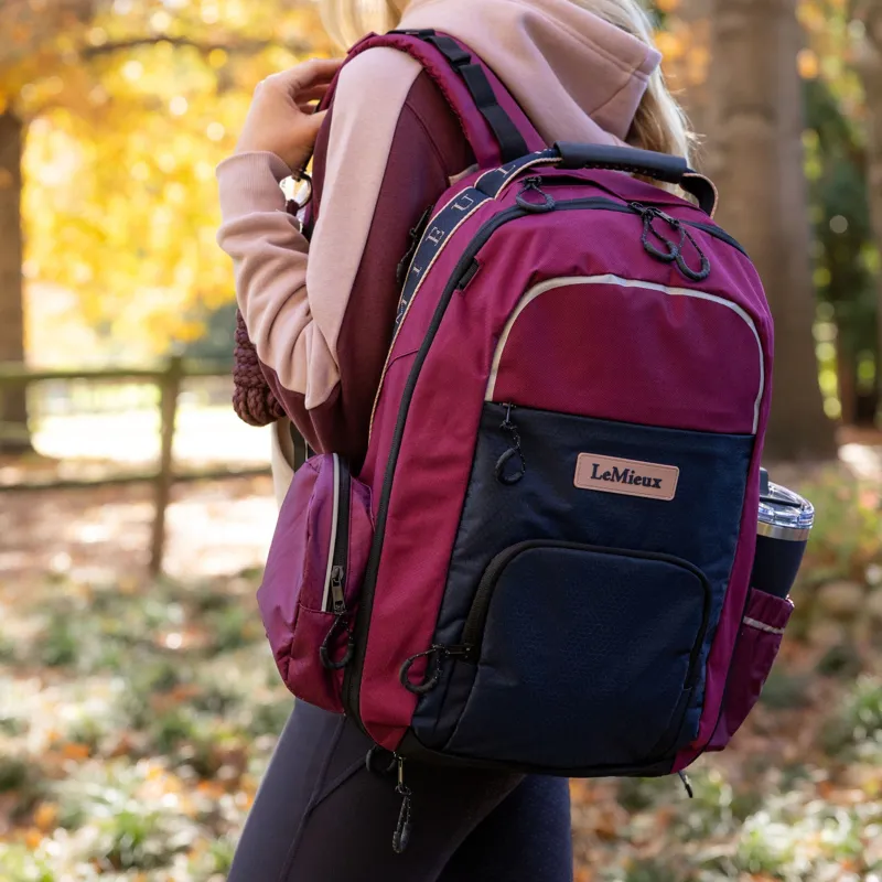 LeMieux Pro Backpack - Blackberry-3