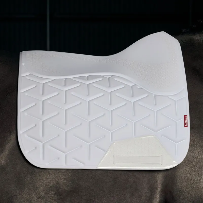 LeMieux ProForm Moulded Dressage Saddle Pad - White-1