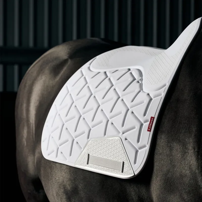 LeMieux ProForm Moulded Dressage Saddle Pad - White-2