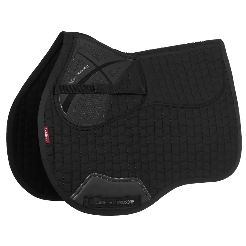 LeMieux ProSorb Plain 2-Pocket All Purpose Square - Black