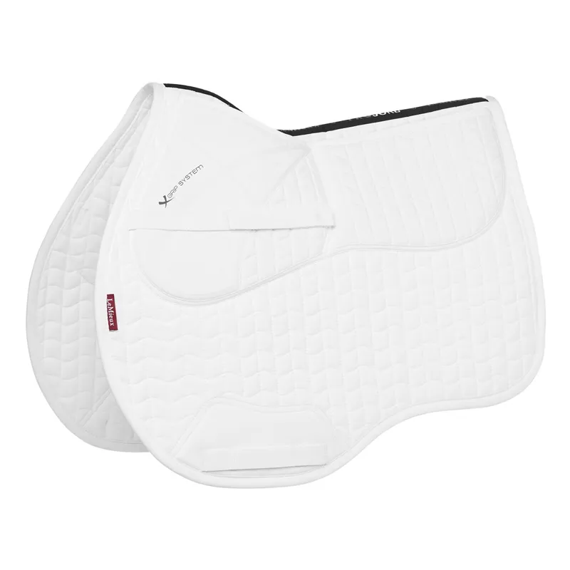 LeMieux ProSorb Plain 2-Pocket All Purpose Saddle Pad - White
