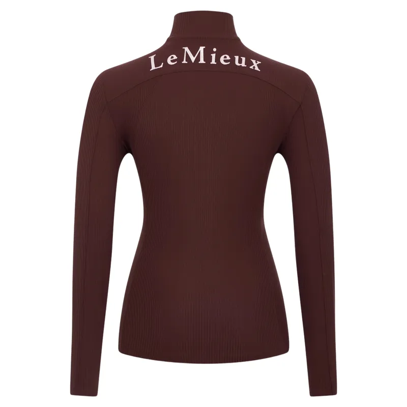 LeMieux Young Rider Raye Ribbed Base Layer - Bramble-2