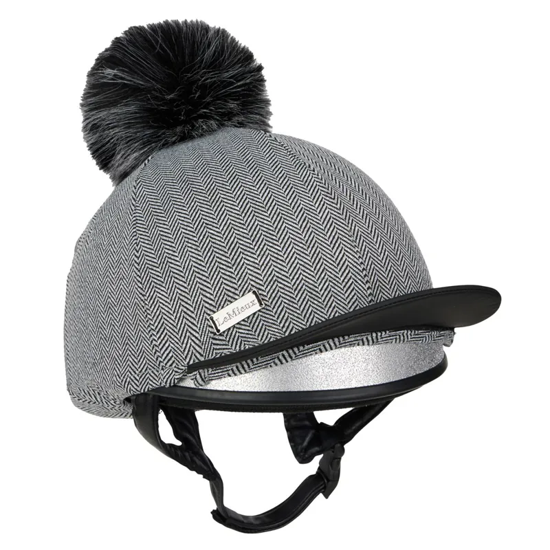 LeMieux Aspen Helmet Cover - Herringbone