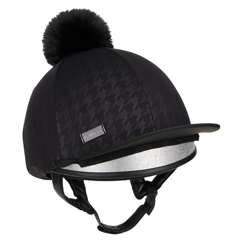 LeMieux Aspen Helmet Cover - Houndstooth