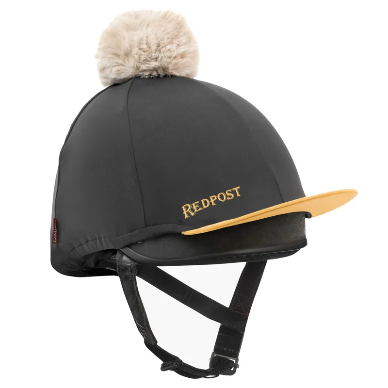 LeMieux x Redpost Helmet Cover - Black/Gold