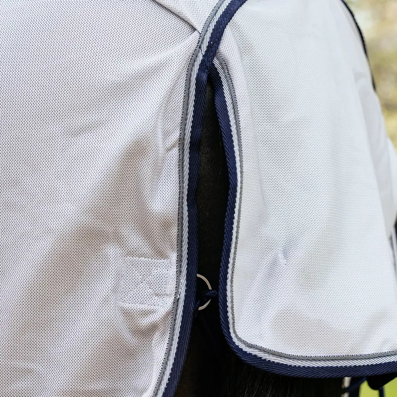 LeMieux Detachable Neck Ride-On Fly Sheet - Grey-4